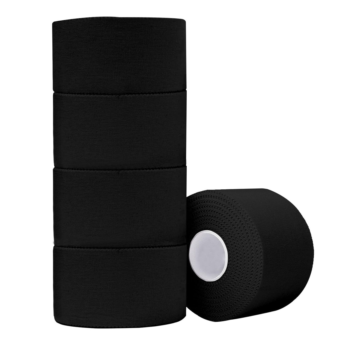 ADMITRY Pre Wrap Tape Athletic,3 Rolls X 22 Yards Black Prewrap | Headbands for Hair,Foam Underwrap Sports Wrap