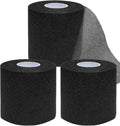 ADMITRY Pre Wrap Tape Athletic,3 Rolls X 22 Yards Black Prewrap | Headbands for Hair,Foam Underwrap Sports Wrap