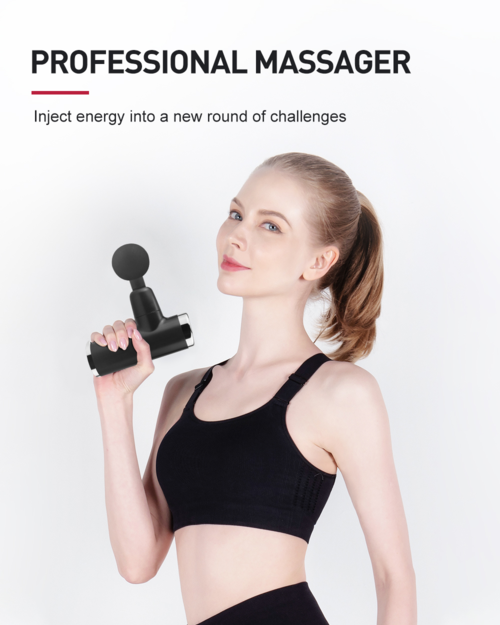 Mini Muscle Massage Gun Body Tissue Massager Fascia Gun